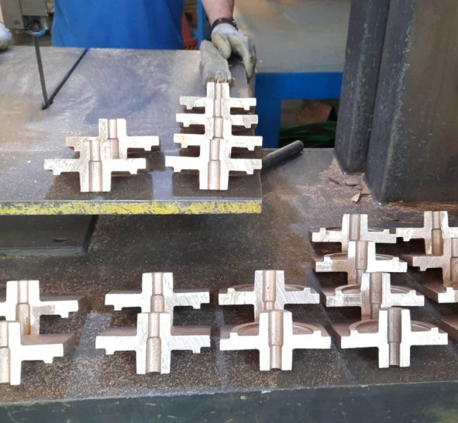 Casted, Naval, Valve part in bronze alloy, test