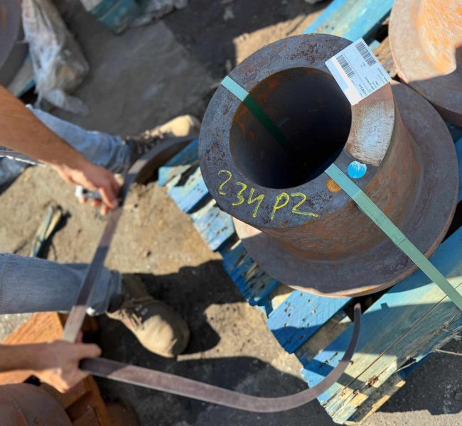 Forged, Naval, thruster shaft flange in 42CrMo4