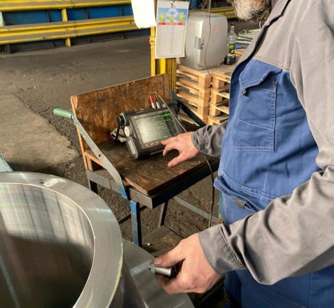 Forged, Oil&Gas, API Flange in AISI 4130 75ksi UT testing