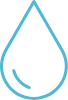 Blue water droplet icon design